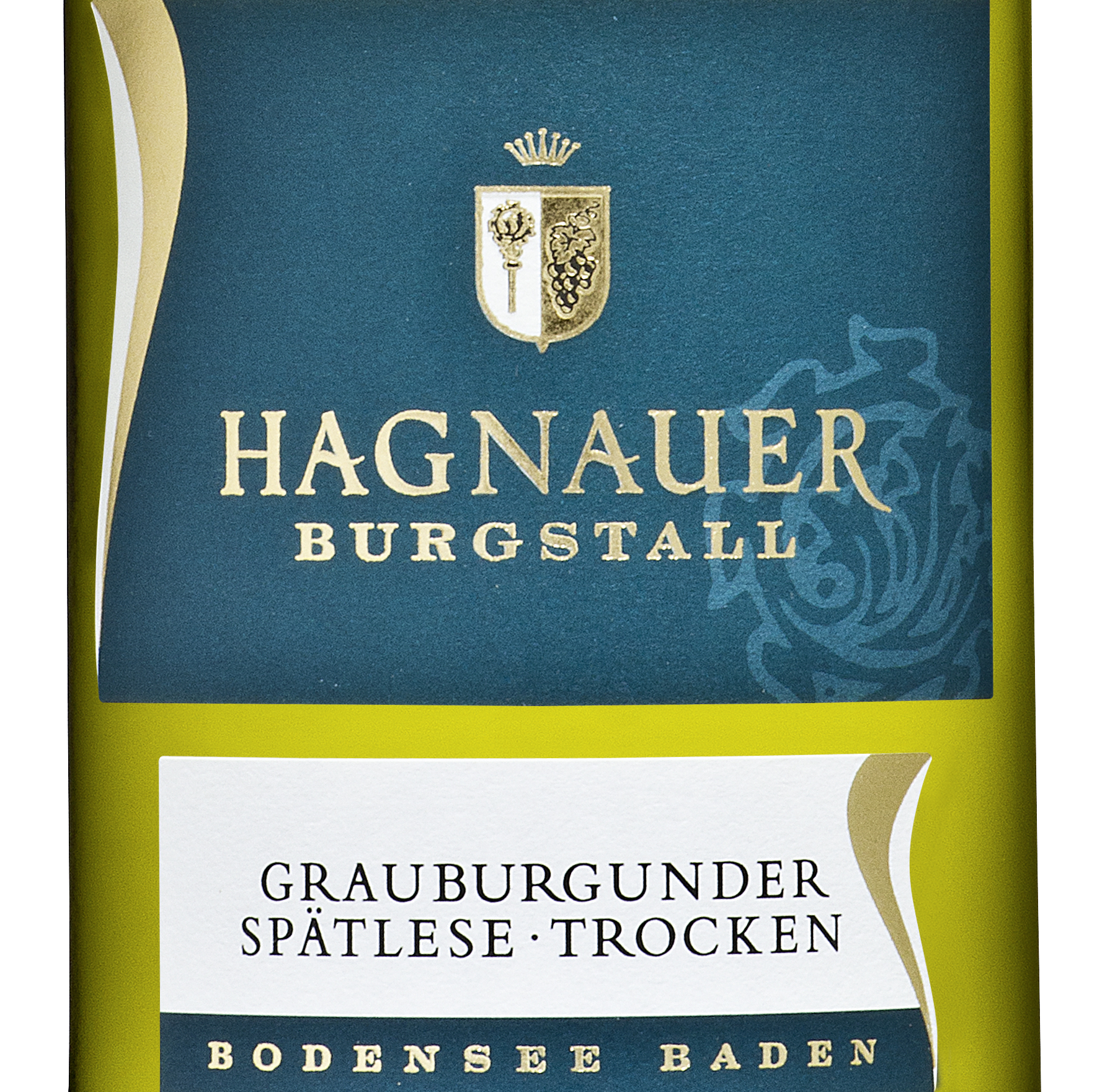 Wein Etikett - Hagnauer Burgstall  Grauburgunder Spätlese trocken