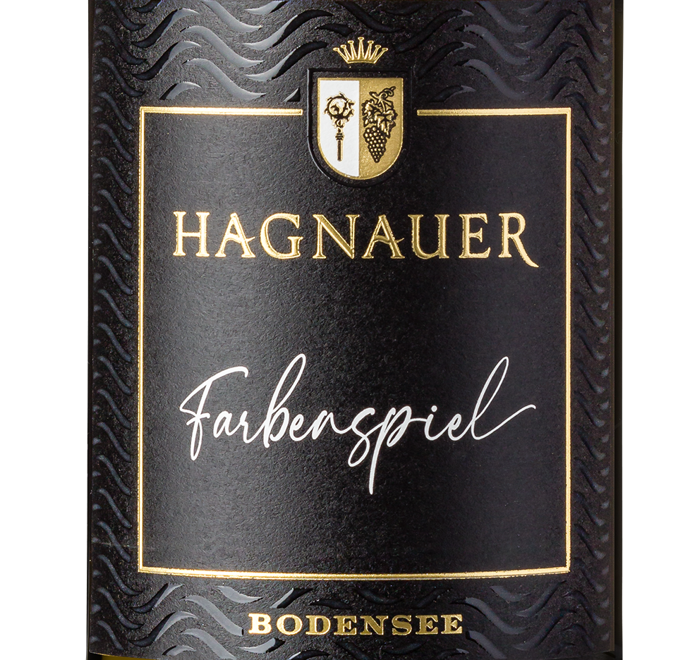 Wein Etikett - Hagnauer Premium"Farbenspiel" Grauburgunder trocken