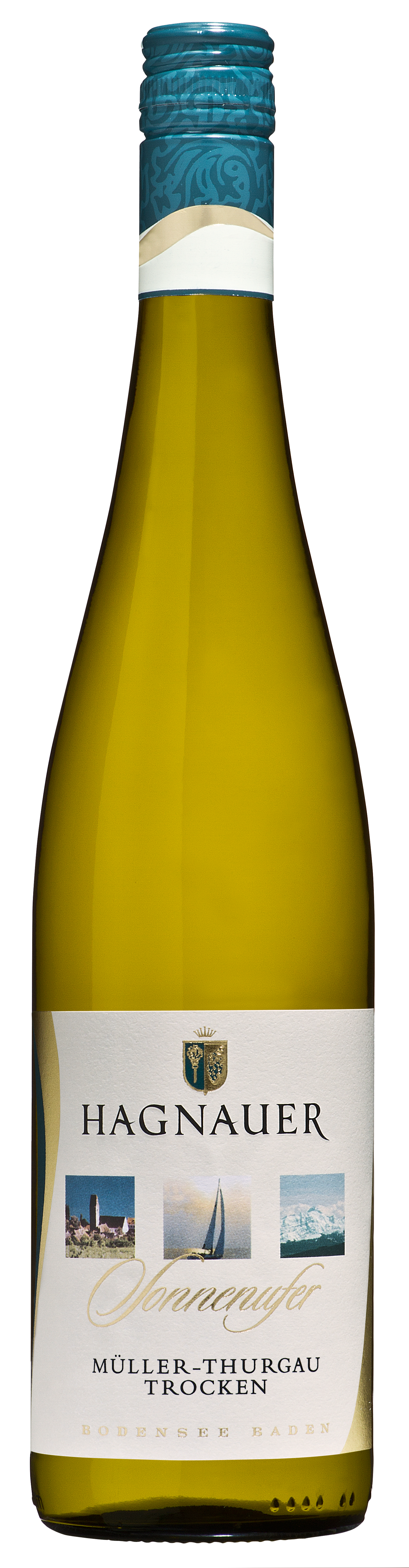 Weinflasche - Hagnauer Sonnenufer Müller-Thurgau trocken