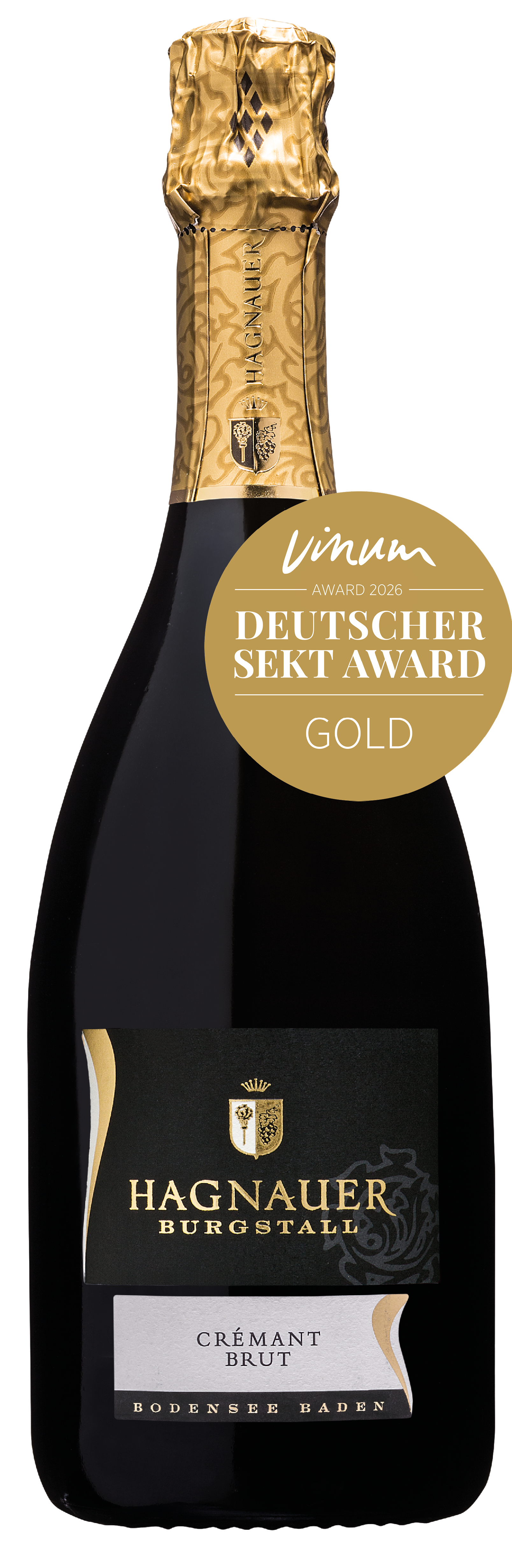 Weinflasche - Hagnauer Burgstall Crémant Sekt brut
