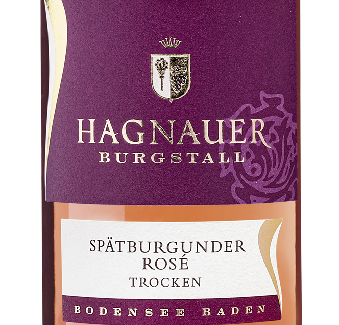 Wein Etikett - Hagnauer Burgstall Spätburgunder Rosé trocken