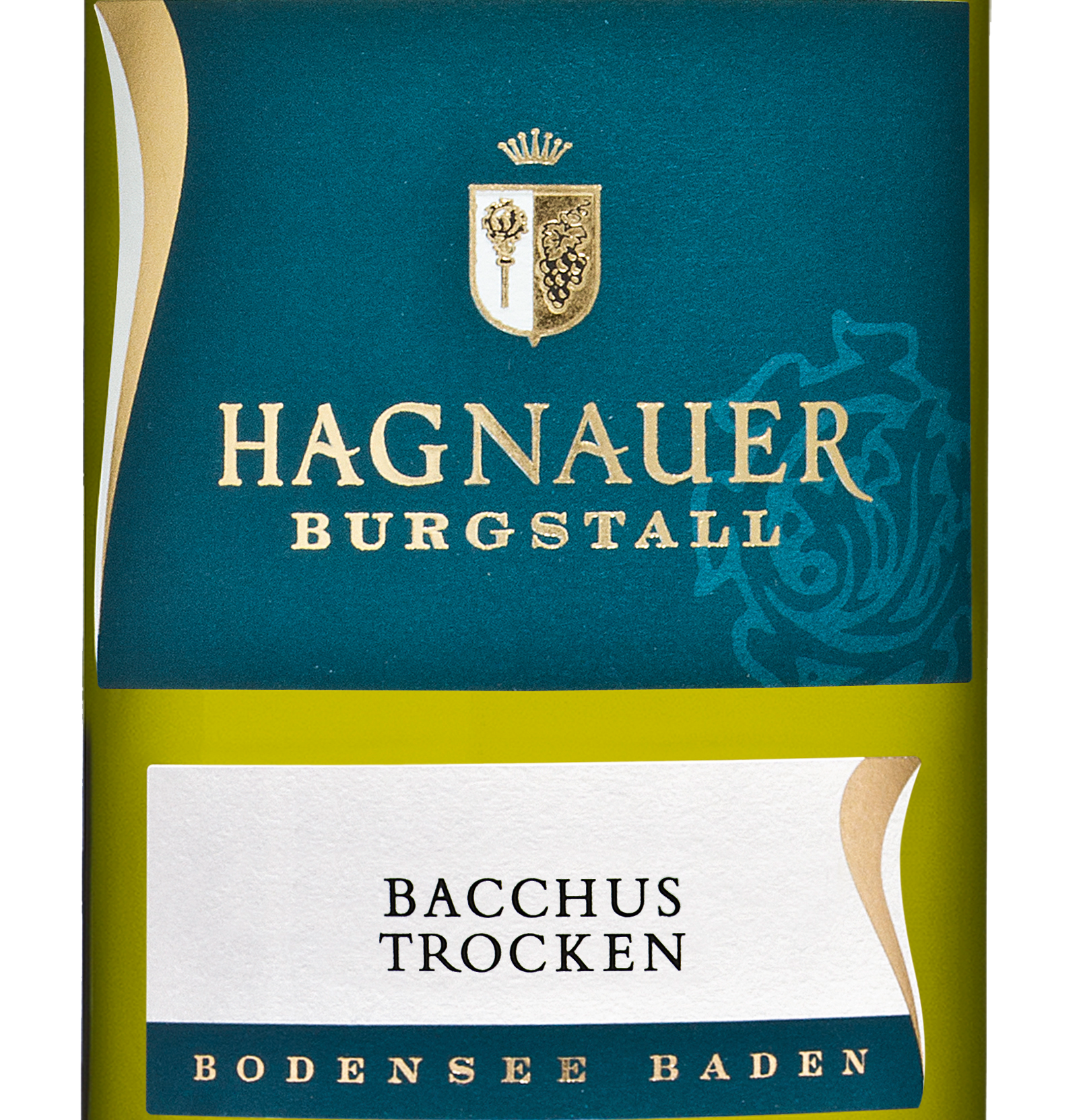 Wein Etikett - Hagnauer Burgstall  Bacchus trocken