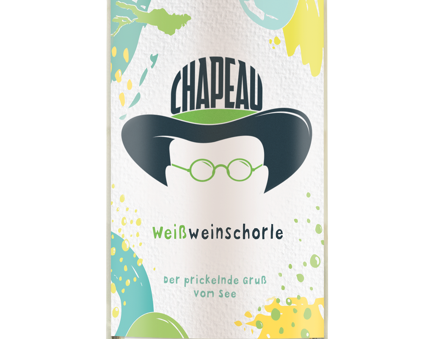 Wein Etikett - CHAPEAU Weißweinschorle