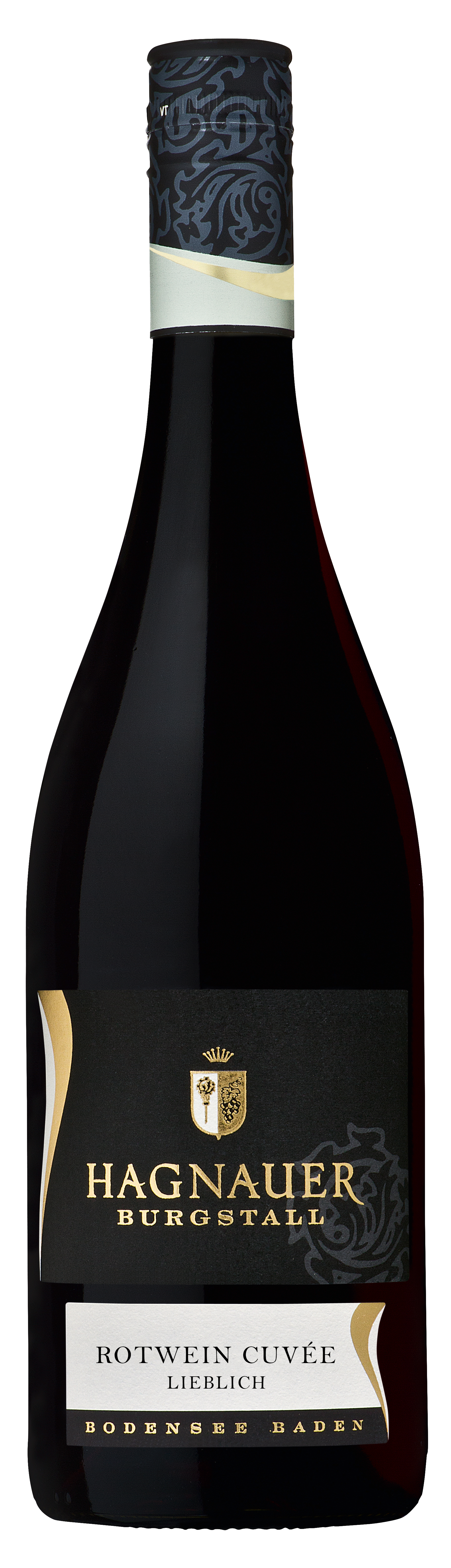 Weinflasche - Hagnauer Rotwein Cuvée lieblich