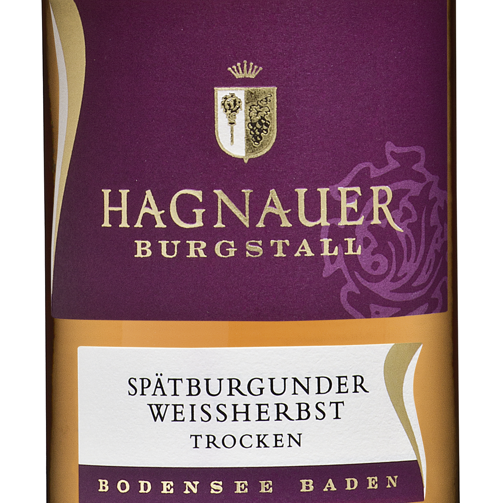 Wein Etikett - Hagnauer Burgstall Spätburgunder Weißherbst trocken