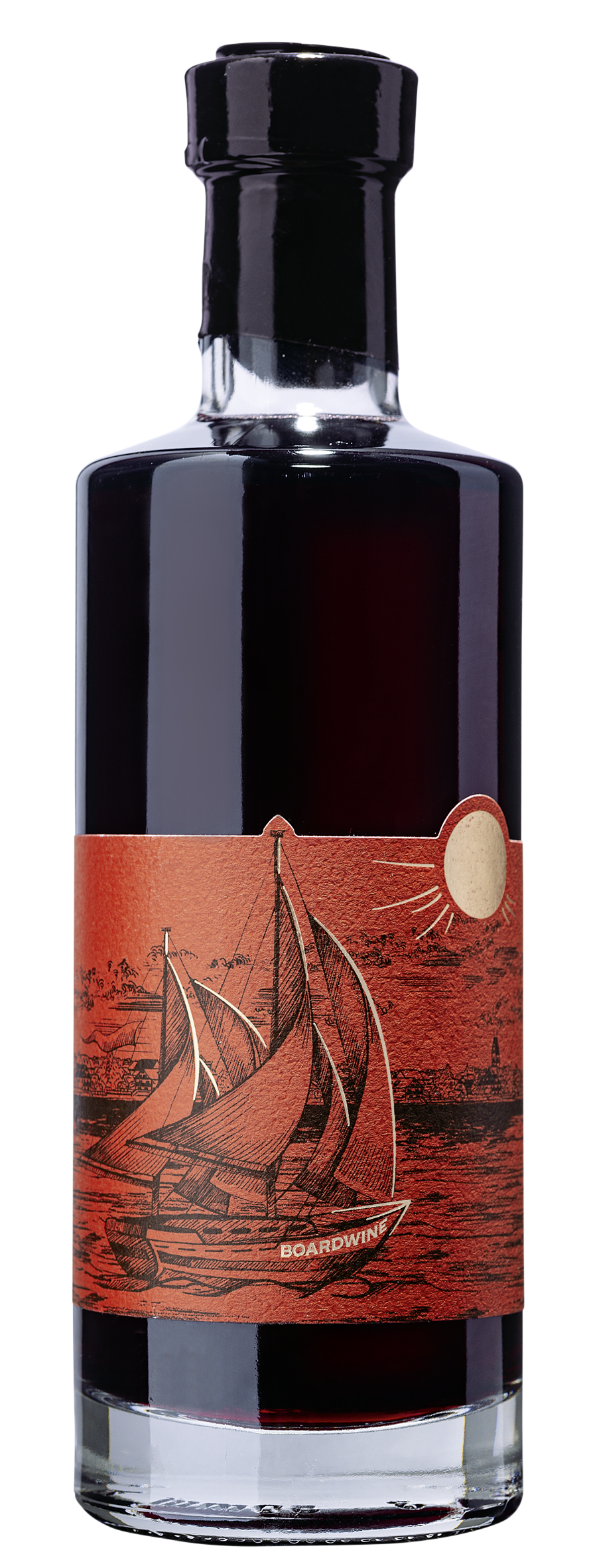 Weinflasche - Boardwine rot