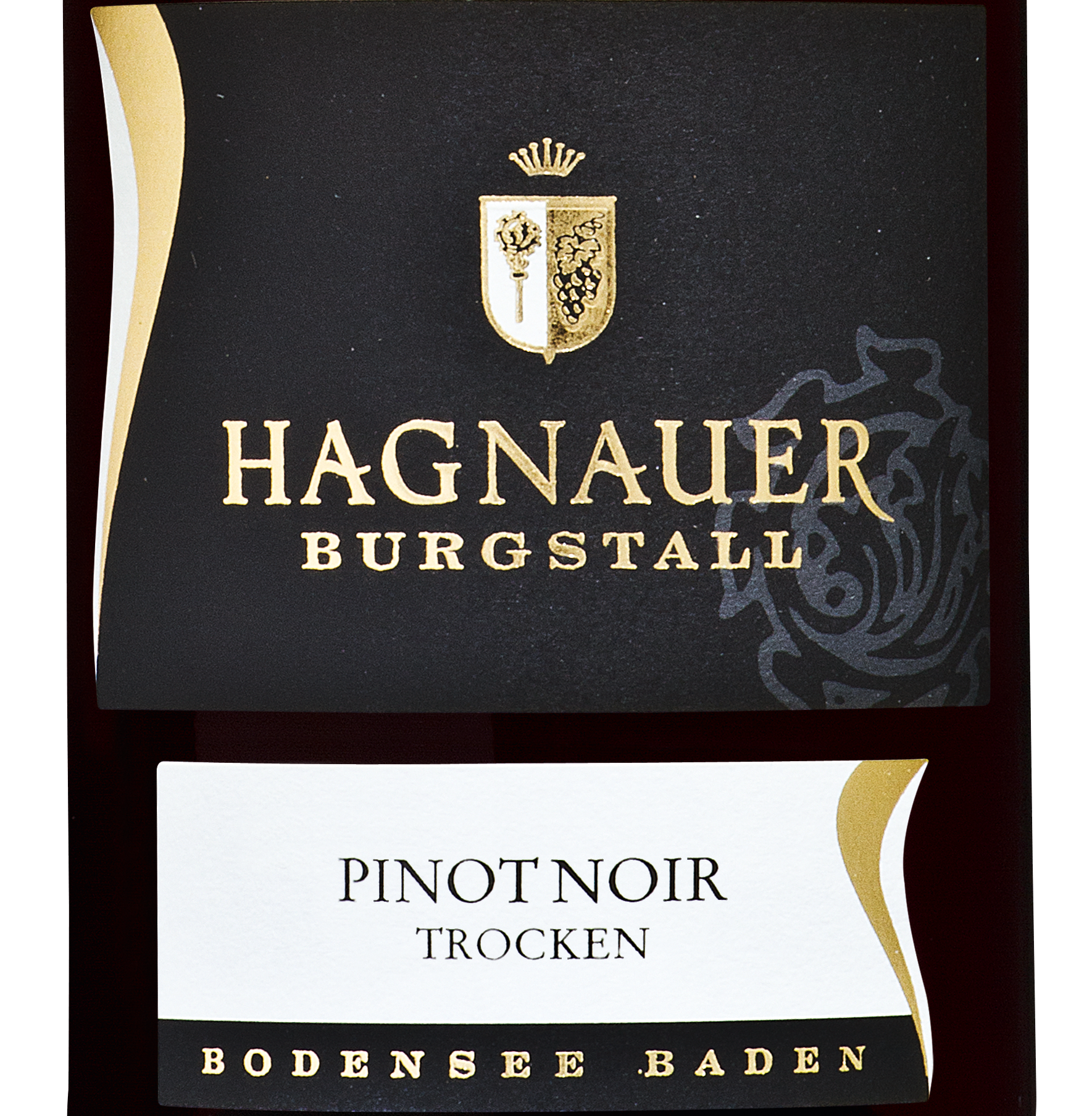 Wein Etikett - Hagnauer Burgstall Pinot Noir trocken