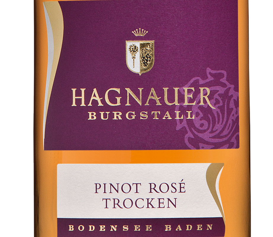 Wein Etikett - Hagnauer Burgstall Pinot Rosé Sekt b. A. trocken