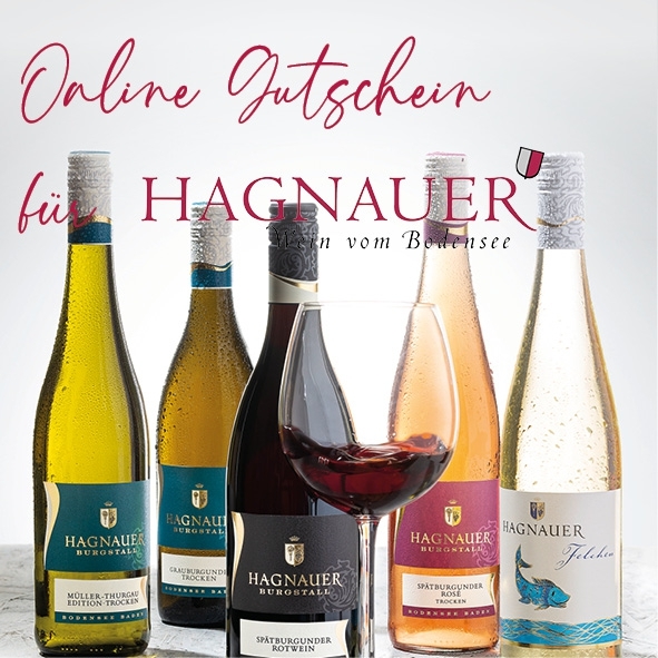 Weinflasche - Online Gutschein Winzerverei Hagnau